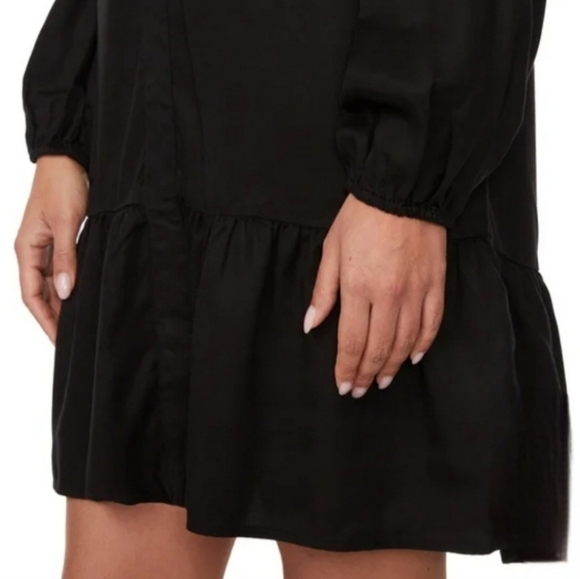Buffalo David Bitton Black Long Sleeve Dress Women's Size XL Flowy New! - Picture 12 of 13